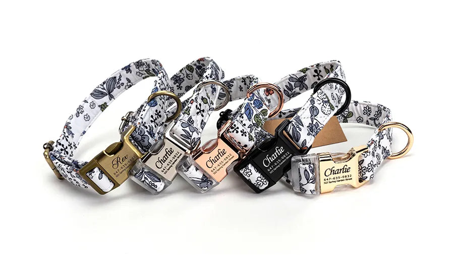 Custom Colles Personalized Dog Collars | Handmade Organic Cotton Custom Collars for ...