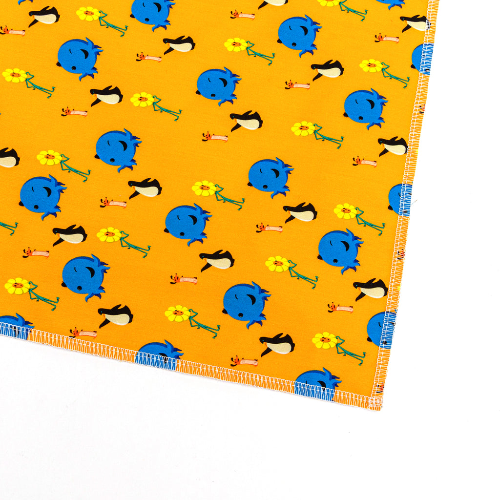 Oswald Dog Bandana (Reversible) Organic Cotton DETAIL