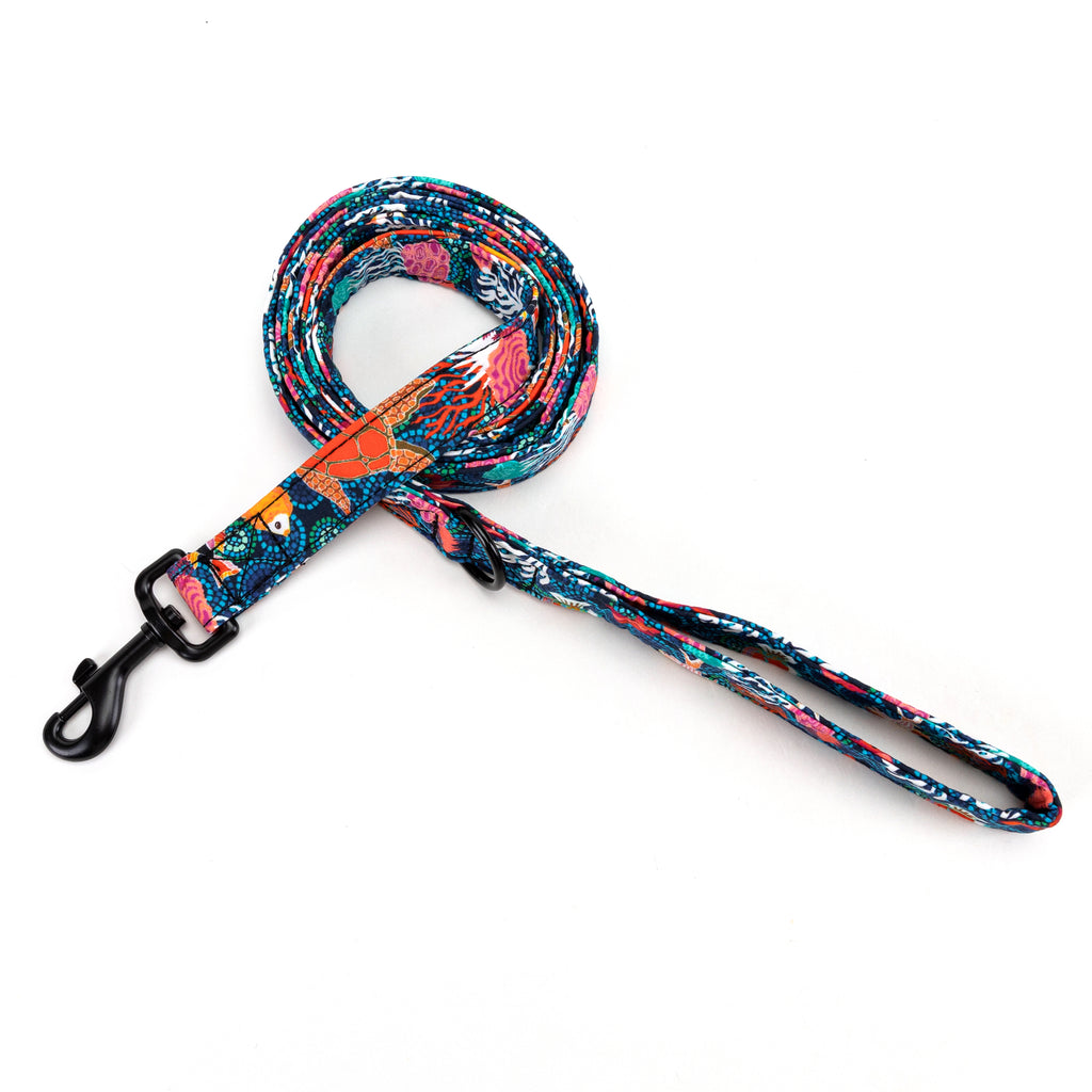 100% Cotton Adjustable Dog Leash Black Seaworld main