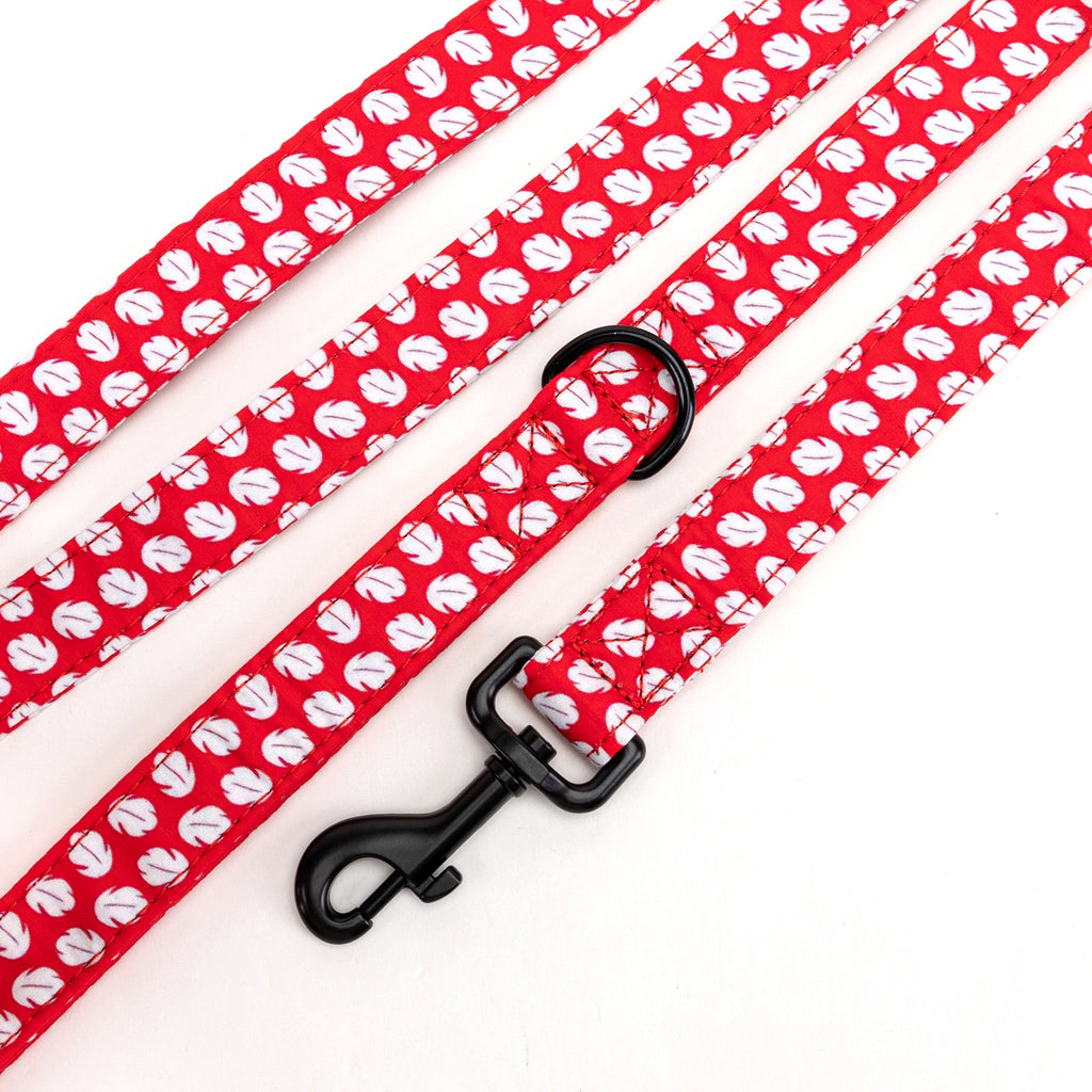100% Cotton Adjustable Dog Leash Black Lilo & Stitch Lilo Hawaiian Dress detail