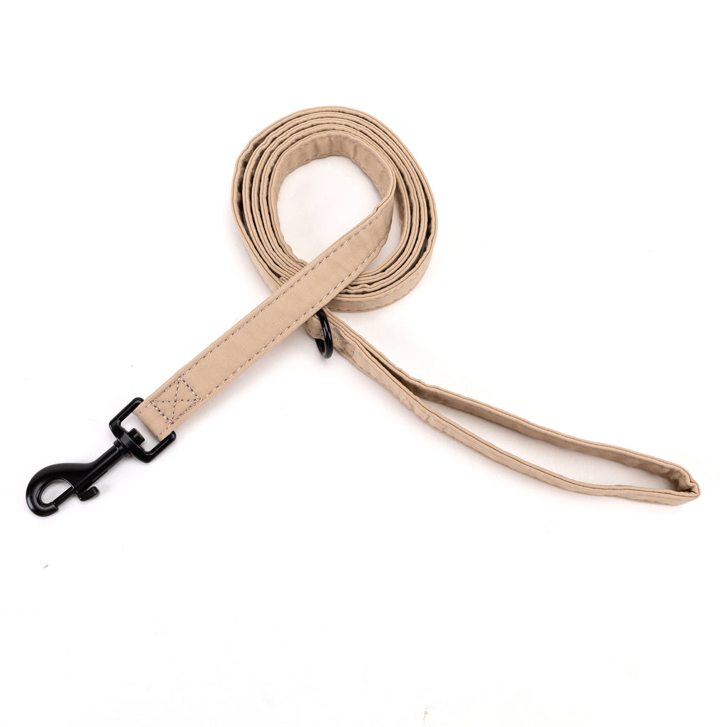 100% Cotton Adjustable Dog Leash Beige main