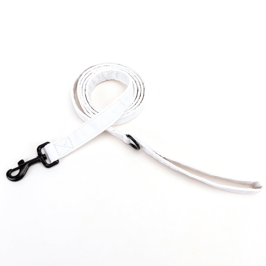 100% Cotton Adjustable Dog Leash White main