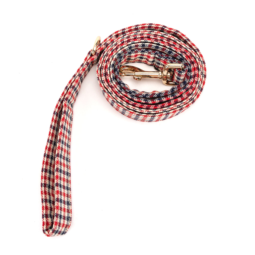 100% Cotton Adjustable Dog Leash Gold  Shepherd two Tone rolled