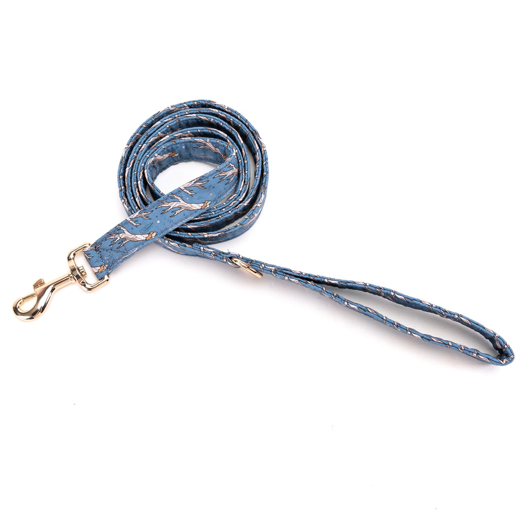 100% Cotton Adjustable Dog Leash Gold Lumber Jack main