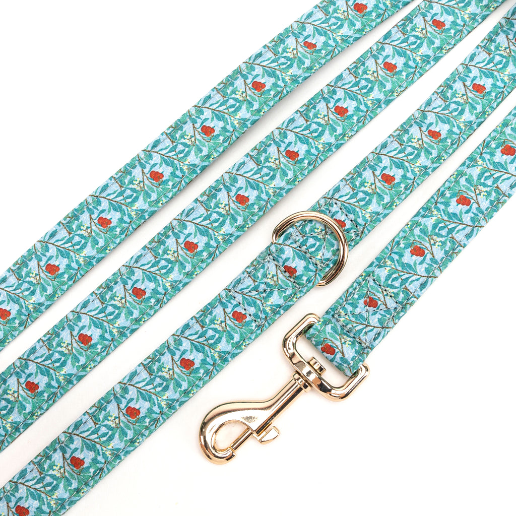 100% Cotton Adjustable Dog Leash Gold  Arbutus detail