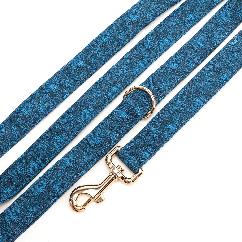 100% Cotton Adjustable Dog Leash Gold  Marigold detail