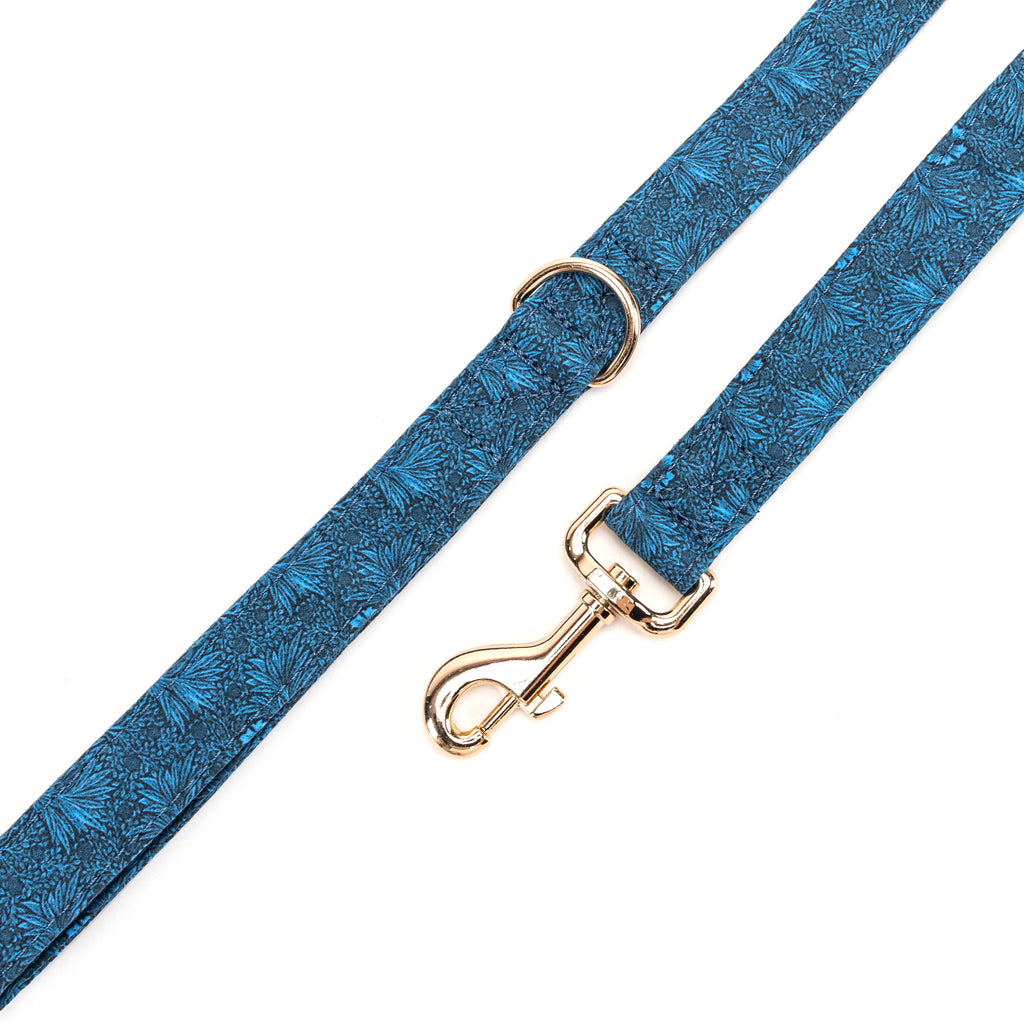 100% Cotton Adjustable Dog Leash Gold  Marigold hardware