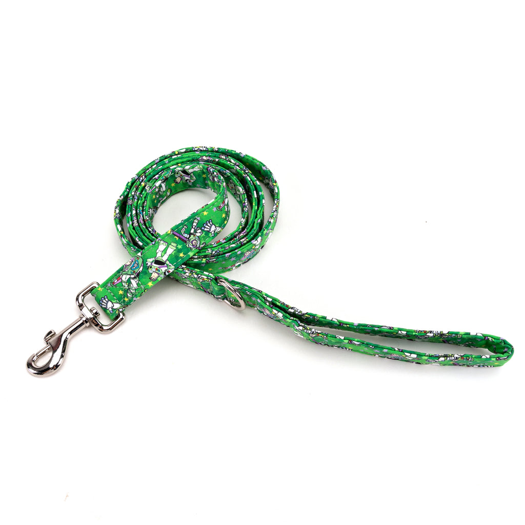 100% Cotton Adjustable Dog Leash Silver Buzz Lightyear main