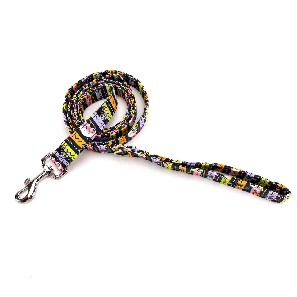 100% Cotton Adjustable Dog Leash Silver The nightmare before Christmas main