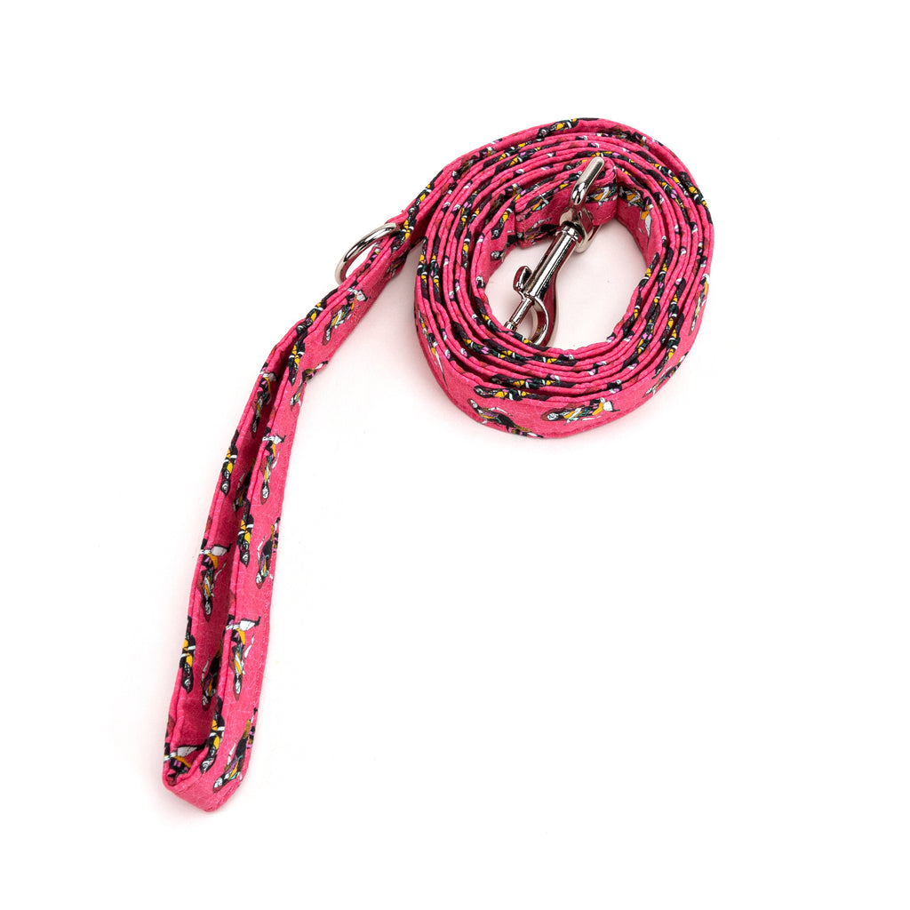 100% Cotton Adjustable Dog Leash Silver Sally the nightmare before Christmas rolled