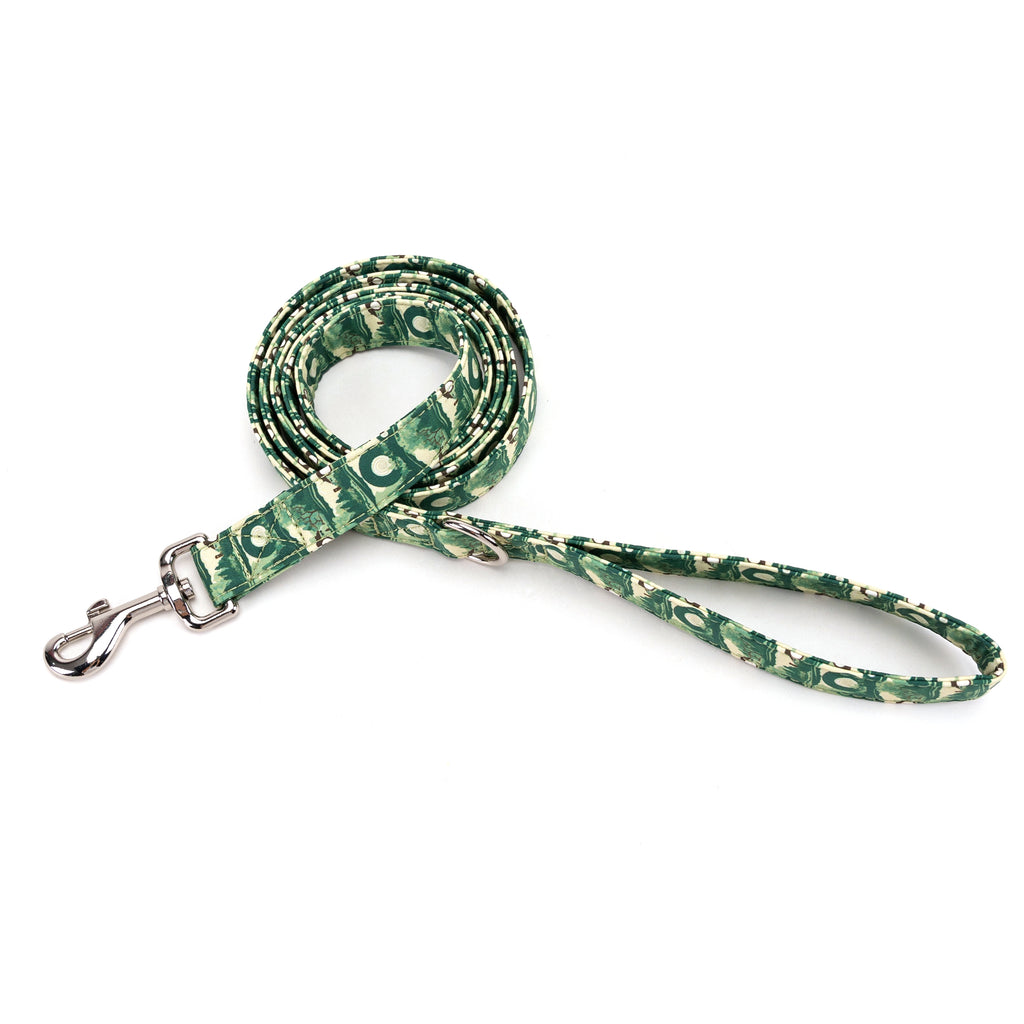 100% Cotton Adjustable Dog Leash Silver The Shire LOTR main