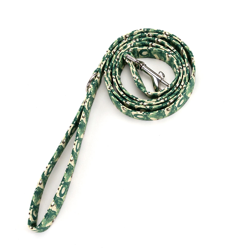 100% Cotton Adjustable Dog Leash Silver The Shire LOTR rolled