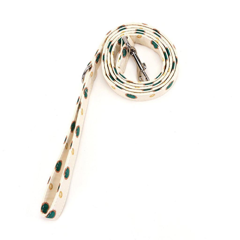 100% Cotton Adjustable Dog Leash Silver The Hobbit LOTR rolled