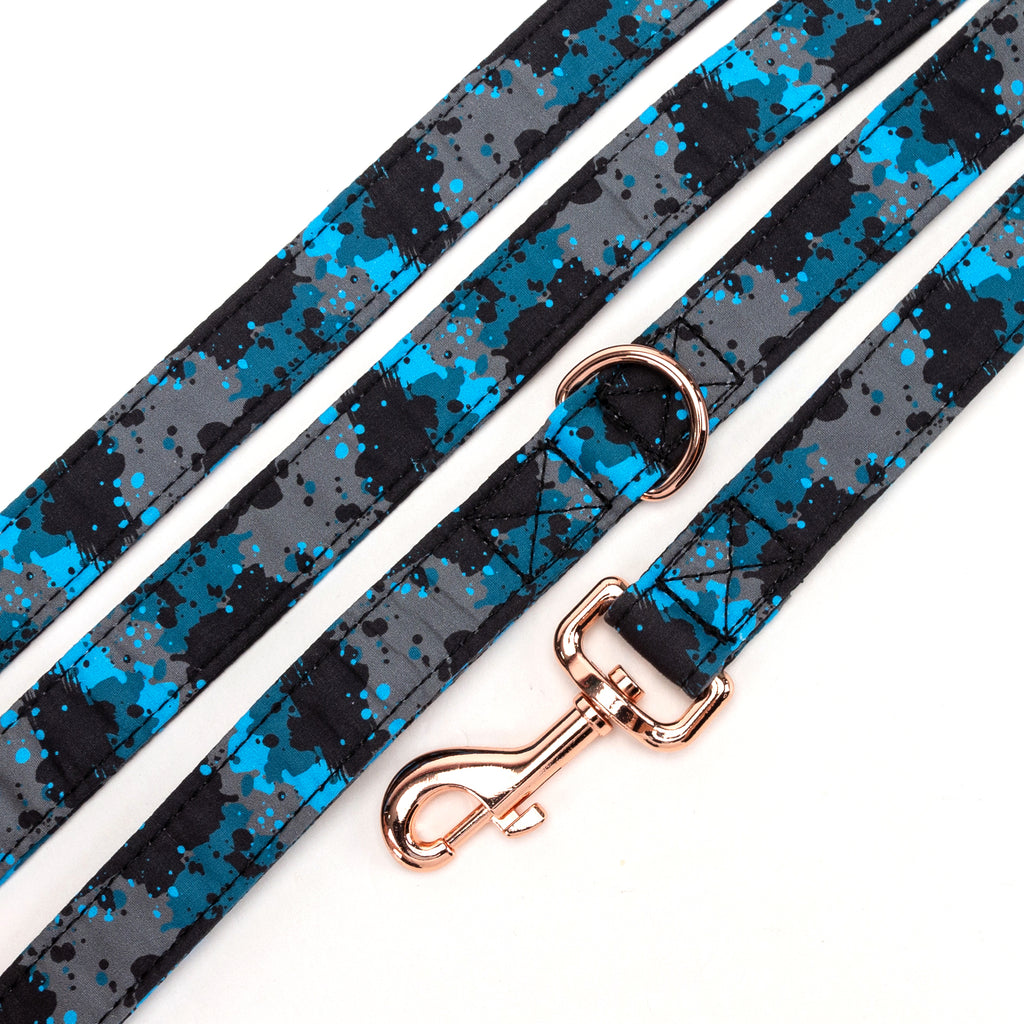 100% Cotton Adjustable Dog Leash Camouflage detail