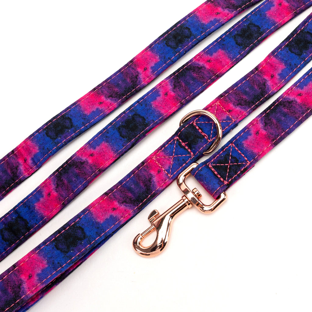 100% Cotton Adjustable Dog Leash  Galaxy detail