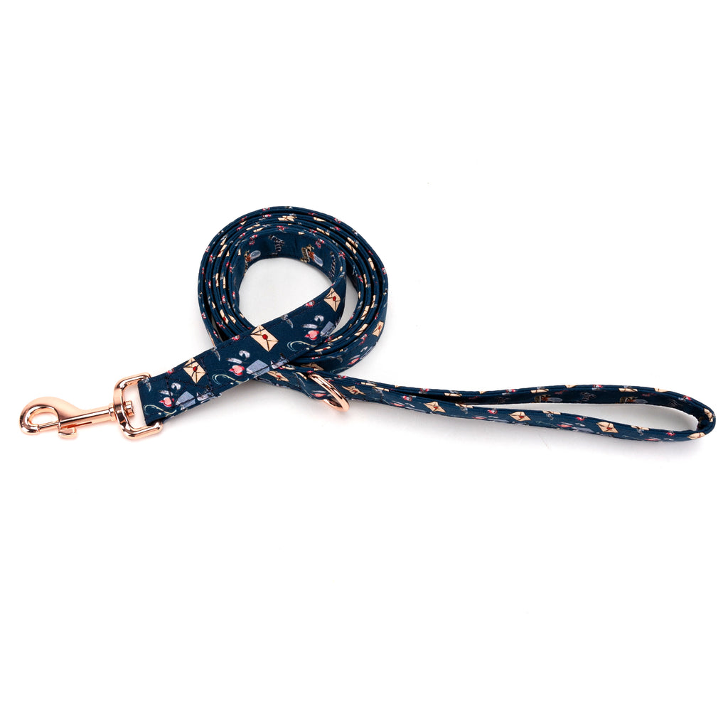 100% Cotton Adjustable Dog Leash Rose Gold  Harry Potter Ravenclaw House main