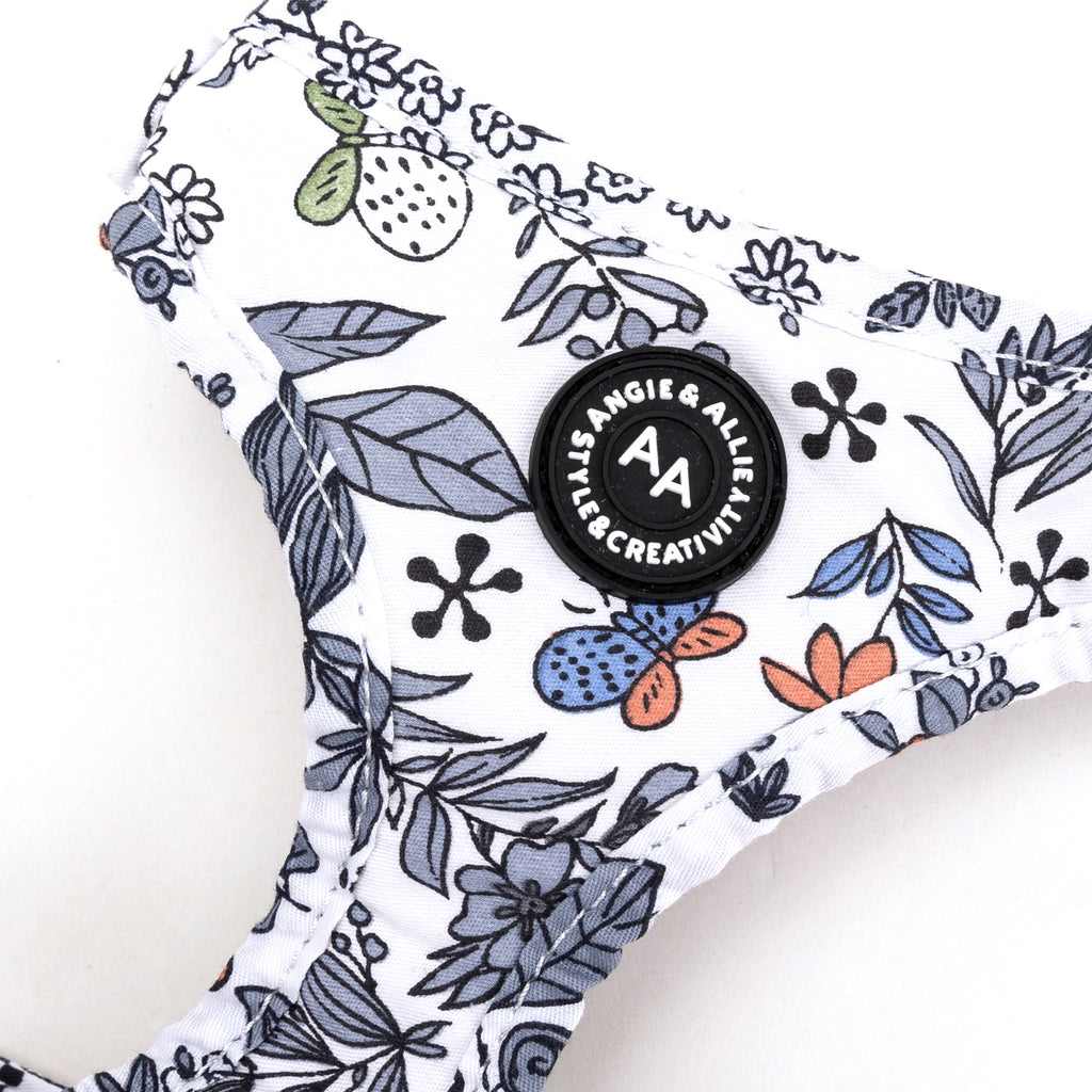 100% Cotton Adjustable No Pull Dog Harness Brass Spring Valley detail