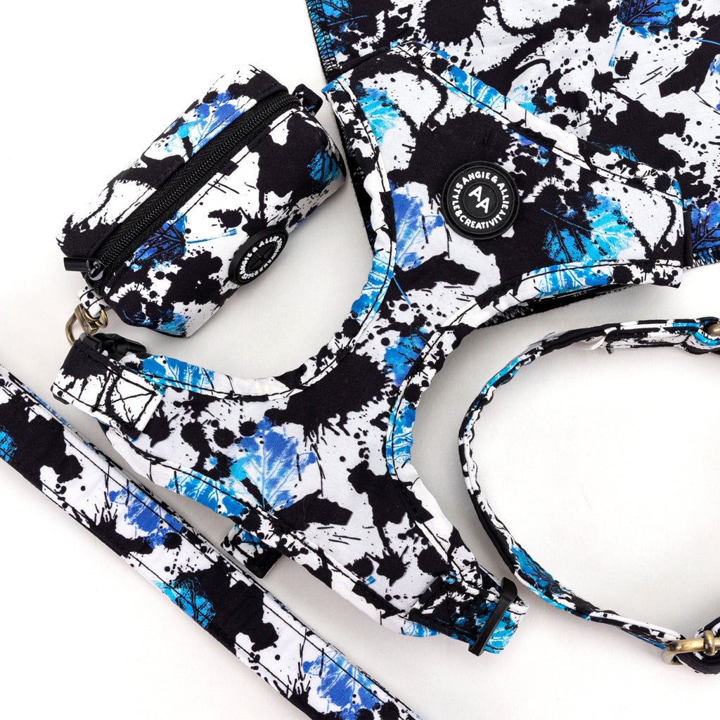 100% Cotton Adjustable No Pull Dog Harness Brass Lotus products series