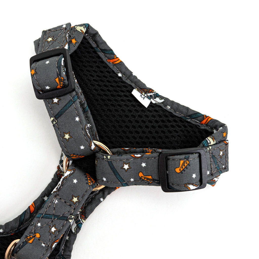 100% Cotton Adjustable No Pull Dog Harness Guitar hardware