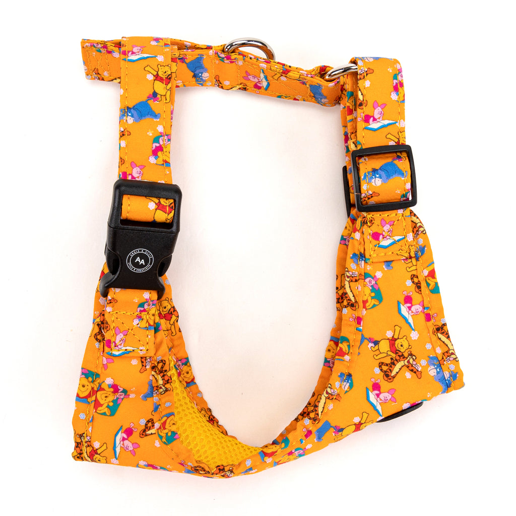 Winnie the Pooh Dog Harness 100% Organic Cotton side