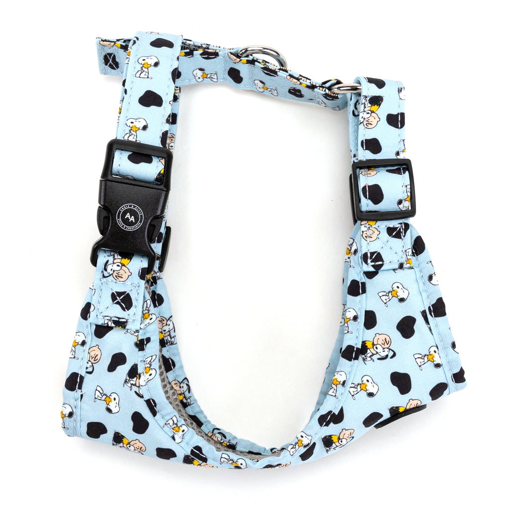 Snoopy Dog Harness with Organic Cotton for Comfort side