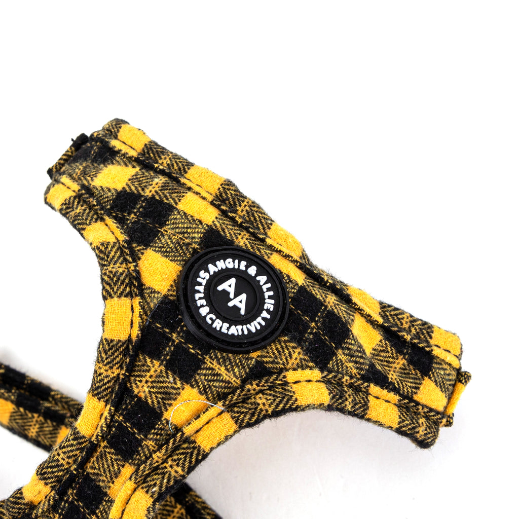 Harness Rose Gold  Black Watch Yellow detail