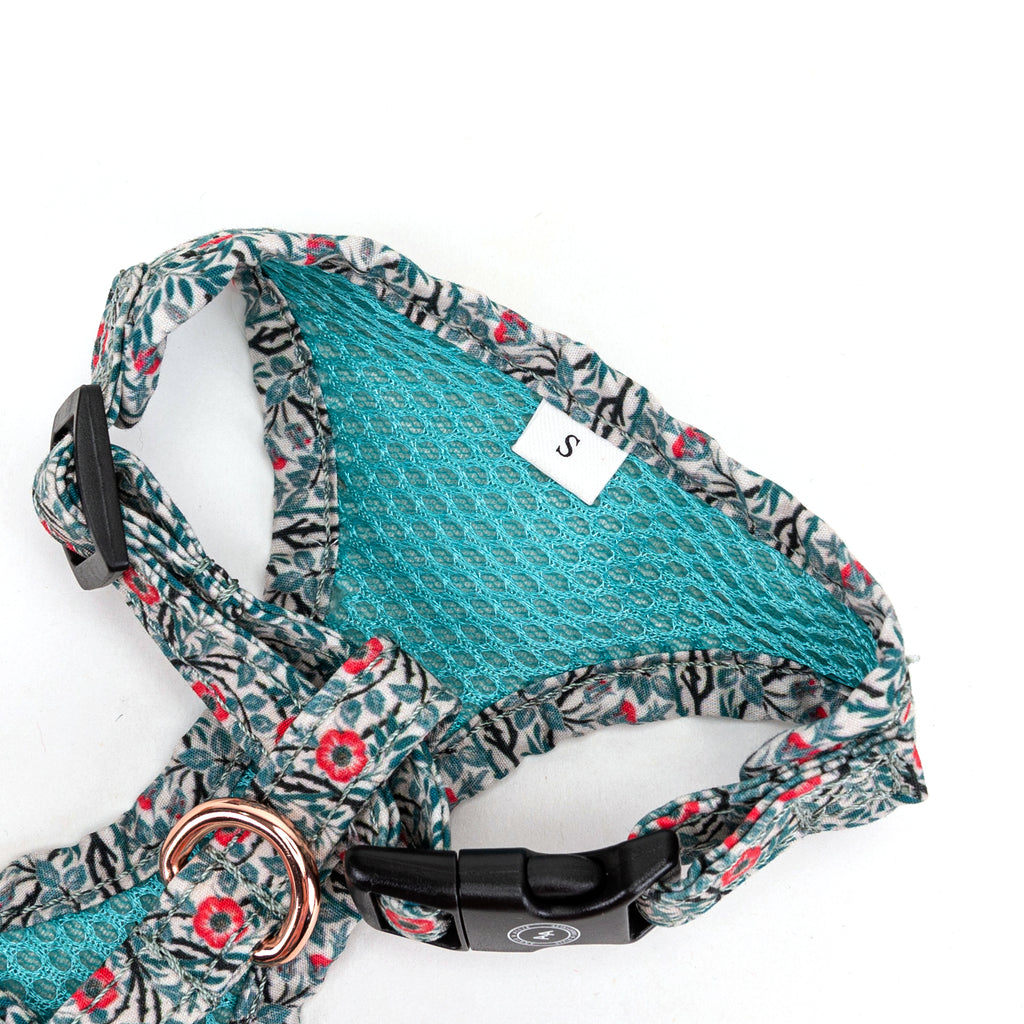 100% Cotton Adjustable Dog Harness   Sweet Briar buckle