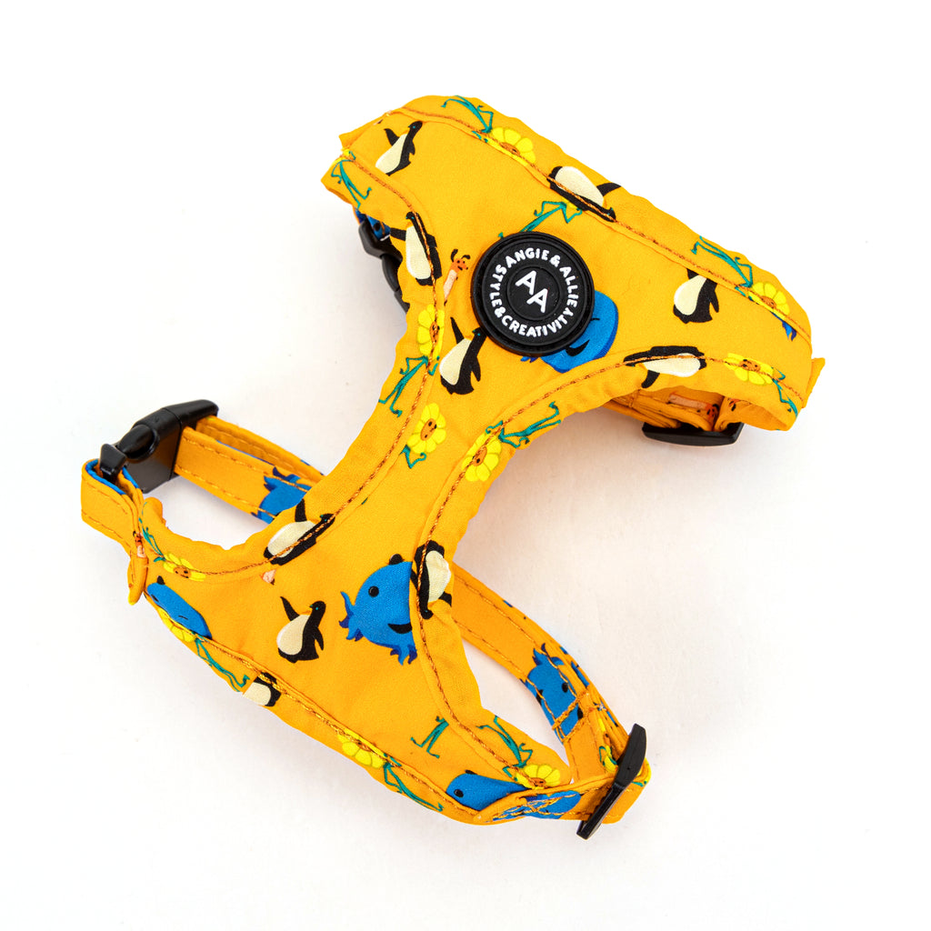 100% Cotton Adjustable No Pull Dog Harness Rose Gold  Oswald main