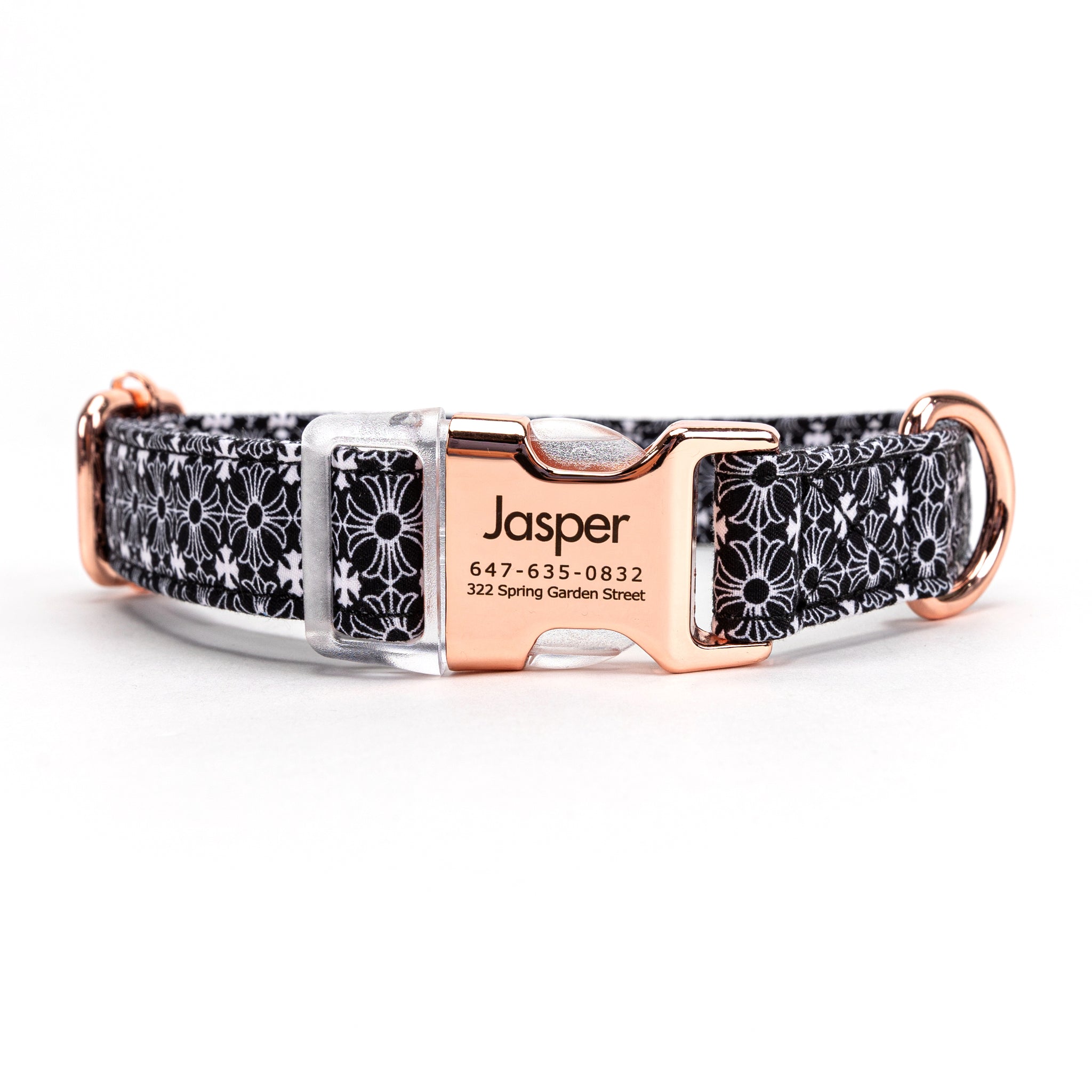 Chrome Hearts Dog Collar in Black - Angieandallie
