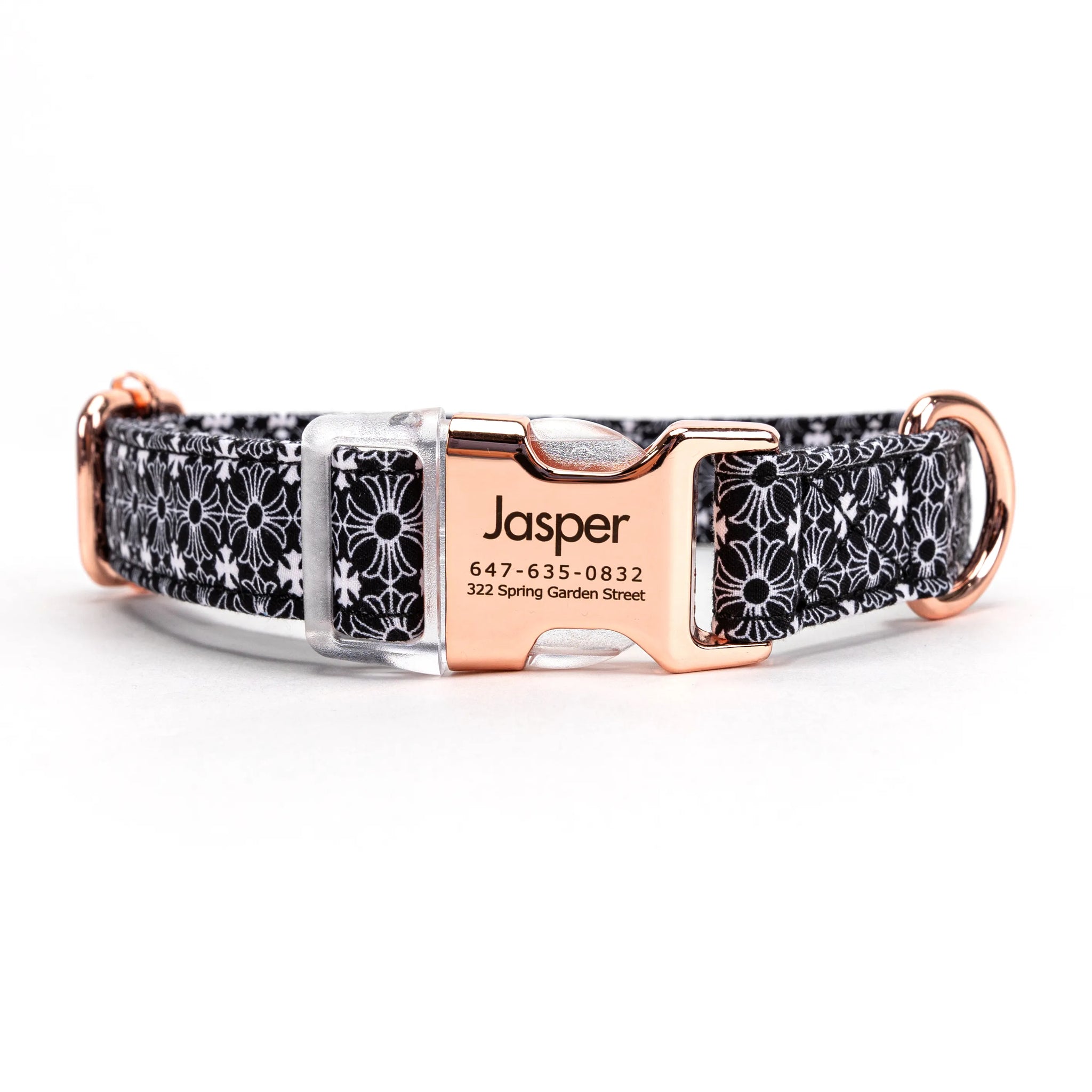Organic Cotton Hypoallergenic Personalized Chrome Hearts Black Dog