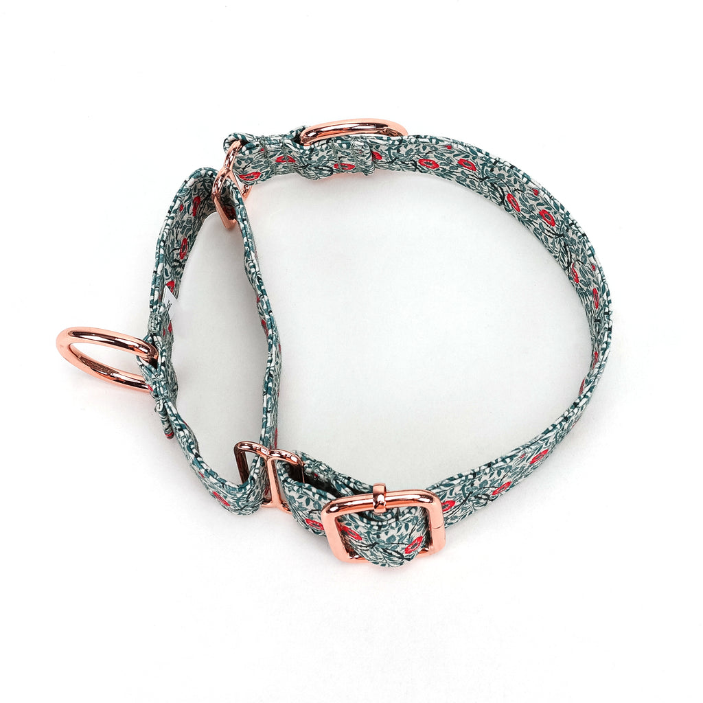 100% Cotton Martingale Dog Collar Sweet Briar MAIN