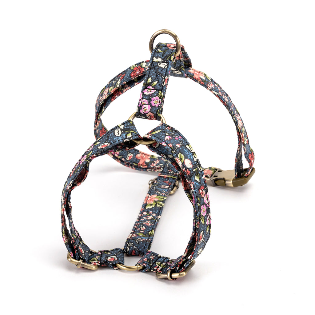 No Pull Dog Harness Bouquet Grey