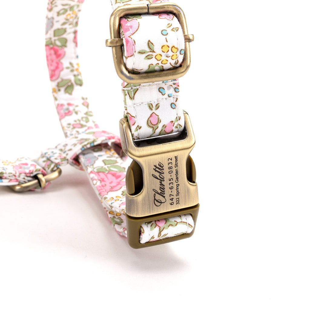 No Pull Dog Harness Vintage Rose Pink