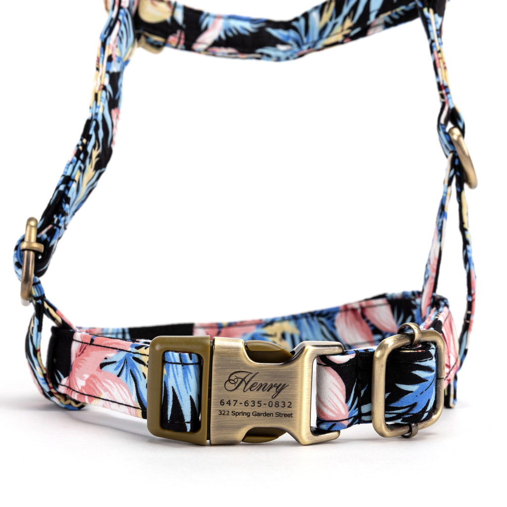 No Pull Dog Harness Tropical Pinky