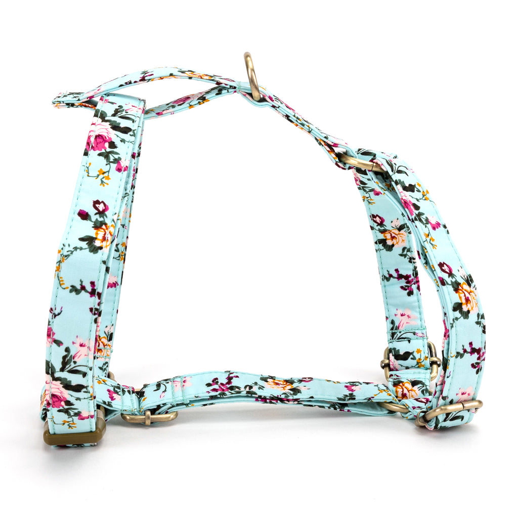 No Pull Dog Harness Bouquet Blue