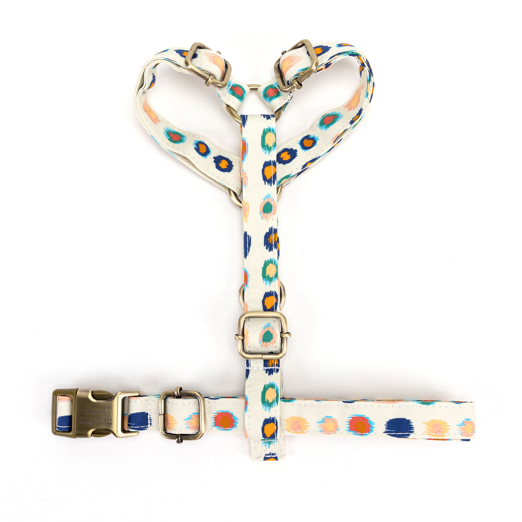 No Pull Dog Harness Colorful Leopard