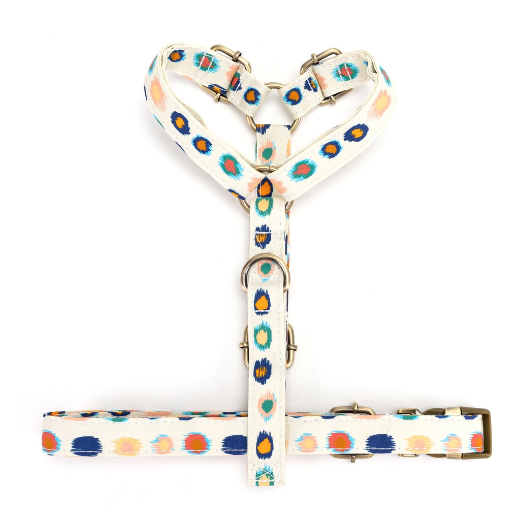 No Pull Dog Harness Colorful Leopard
