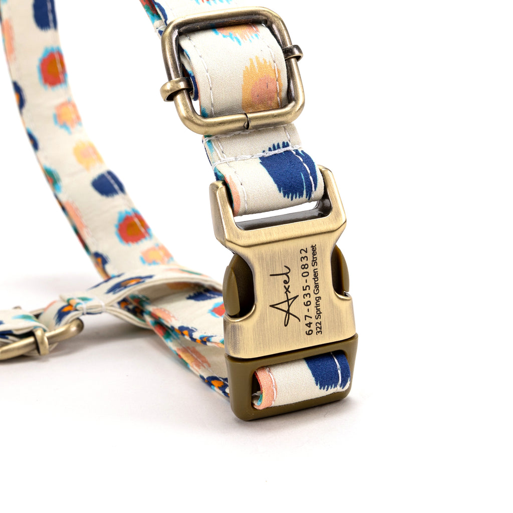 No Pull Dog Harness Colorful Leopard