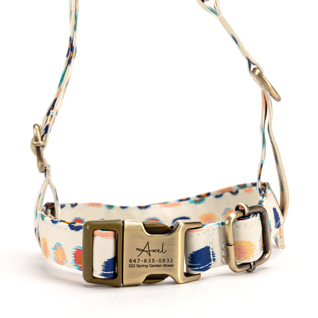 No Pull Dog Harness Colorful Leopard