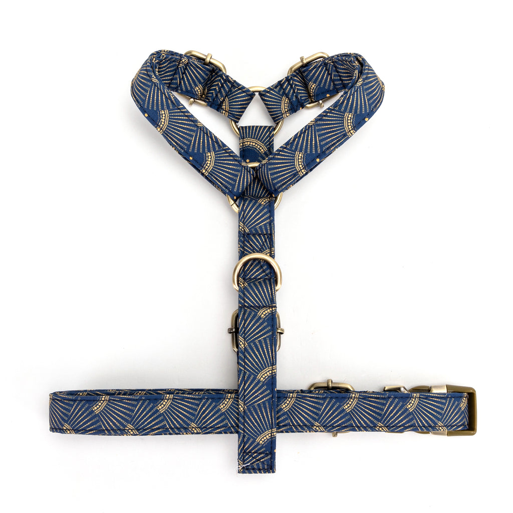 No Pull Dog Harness Japanese Waves