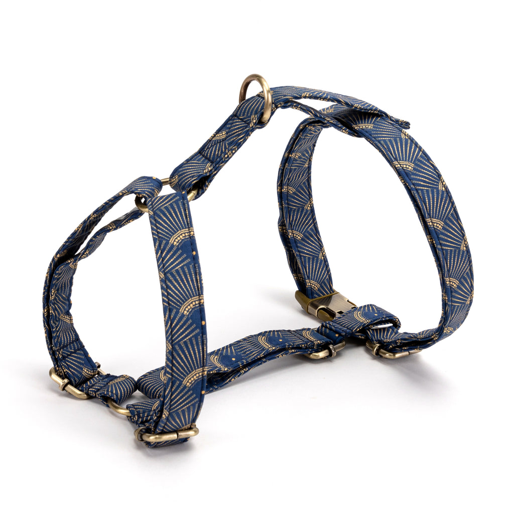 No Pull Dog Harness Japanese Waves
