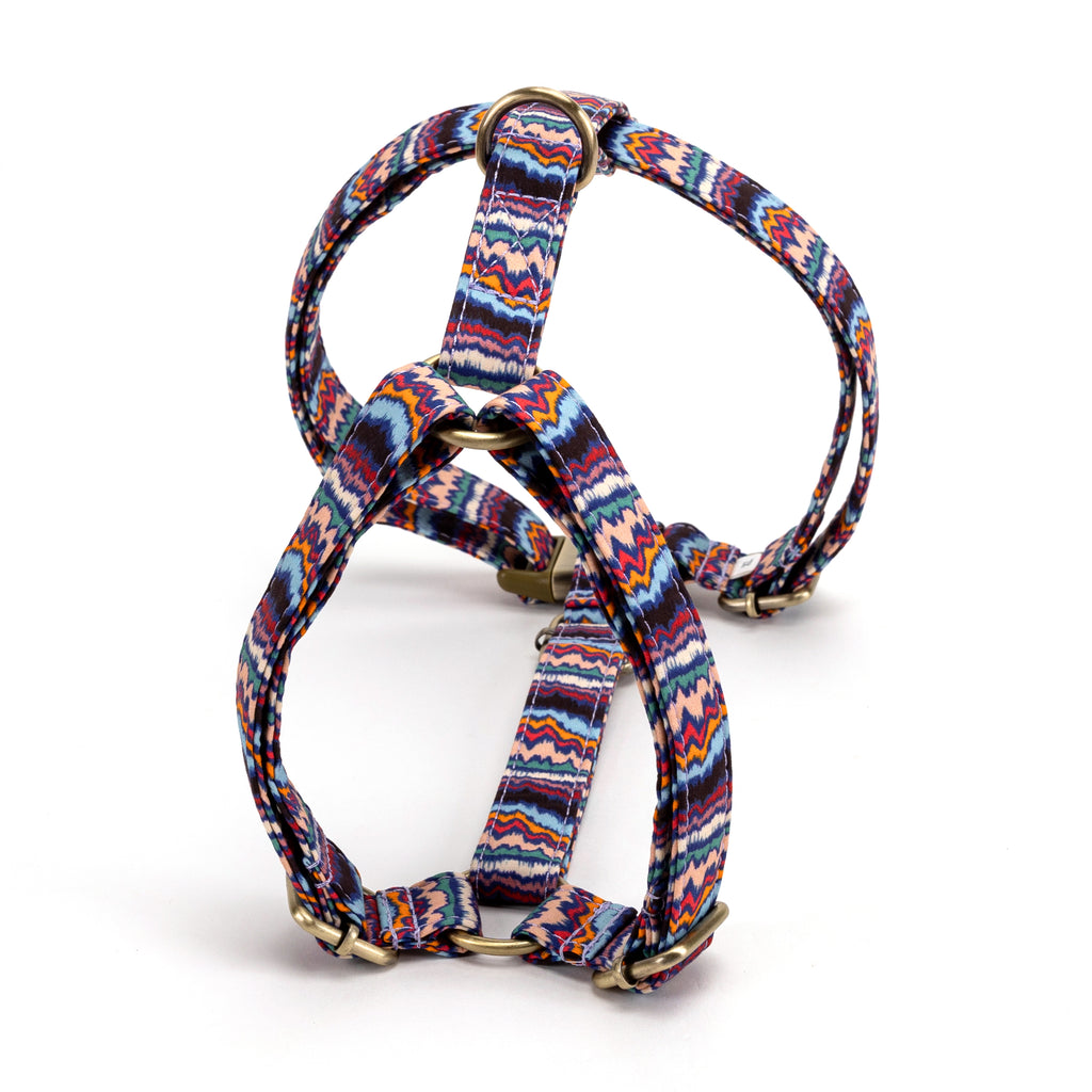 No Pull Dog Harness Stripes ethnic