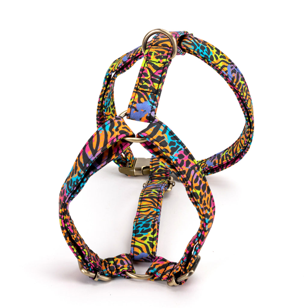 No Pull Dog Harness Colorful Wildlife