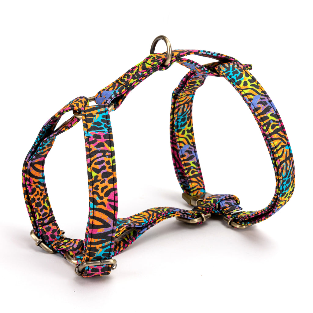 No Pull Dog Harness Colorful Wildlife