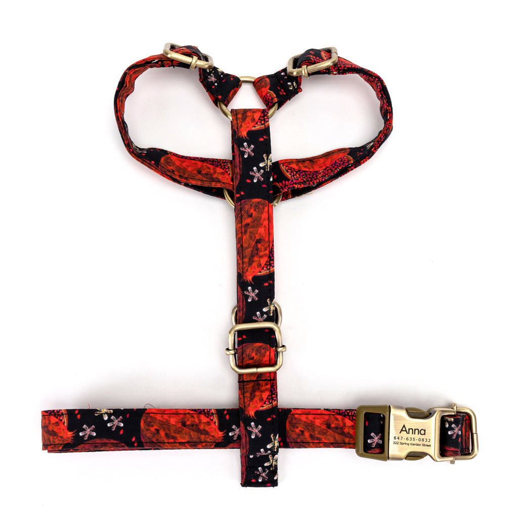 No Pull Dog Harness Pomegranate
