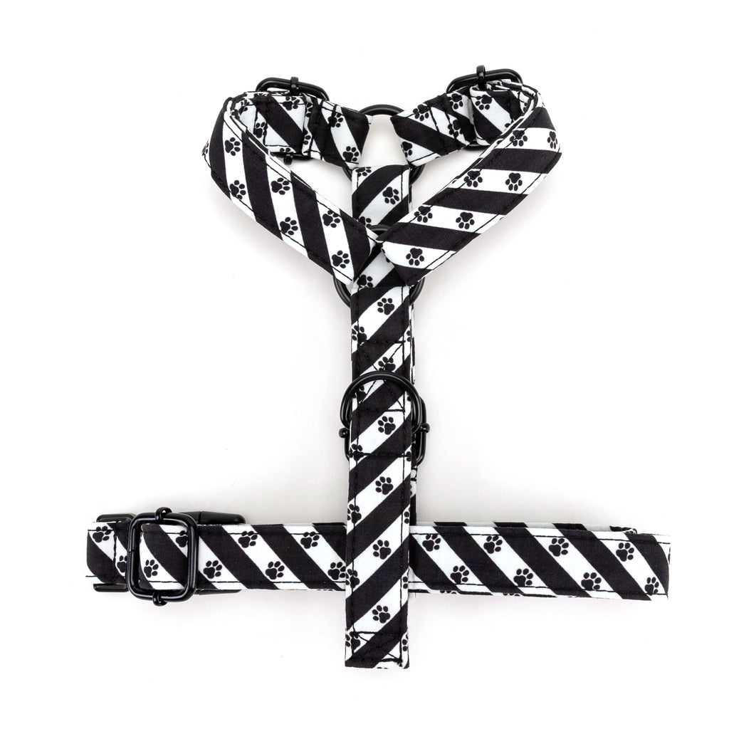 100% Cotton Adjustable No Pull Dog Harness Puppy Paws bottom