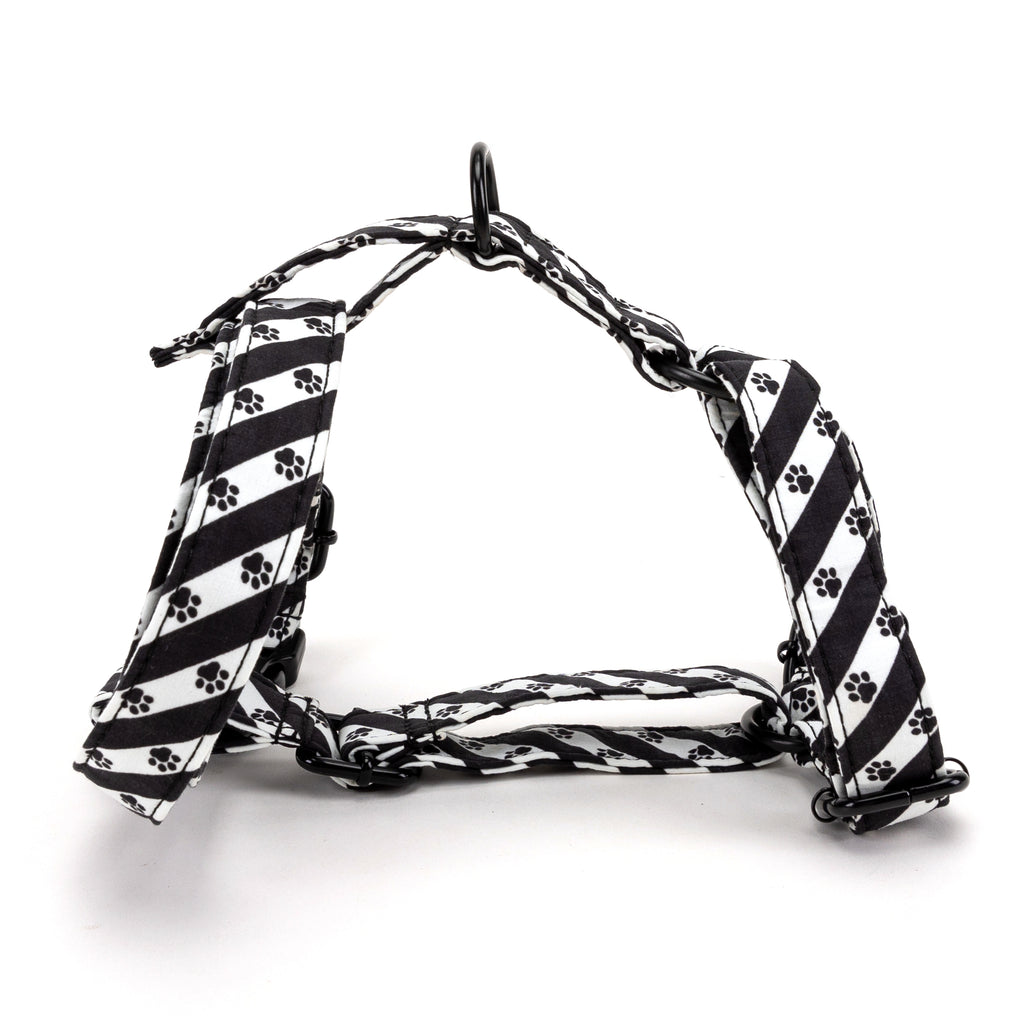 100% Cotton Adjustable No Pull Dog Harness Puppy Paws main