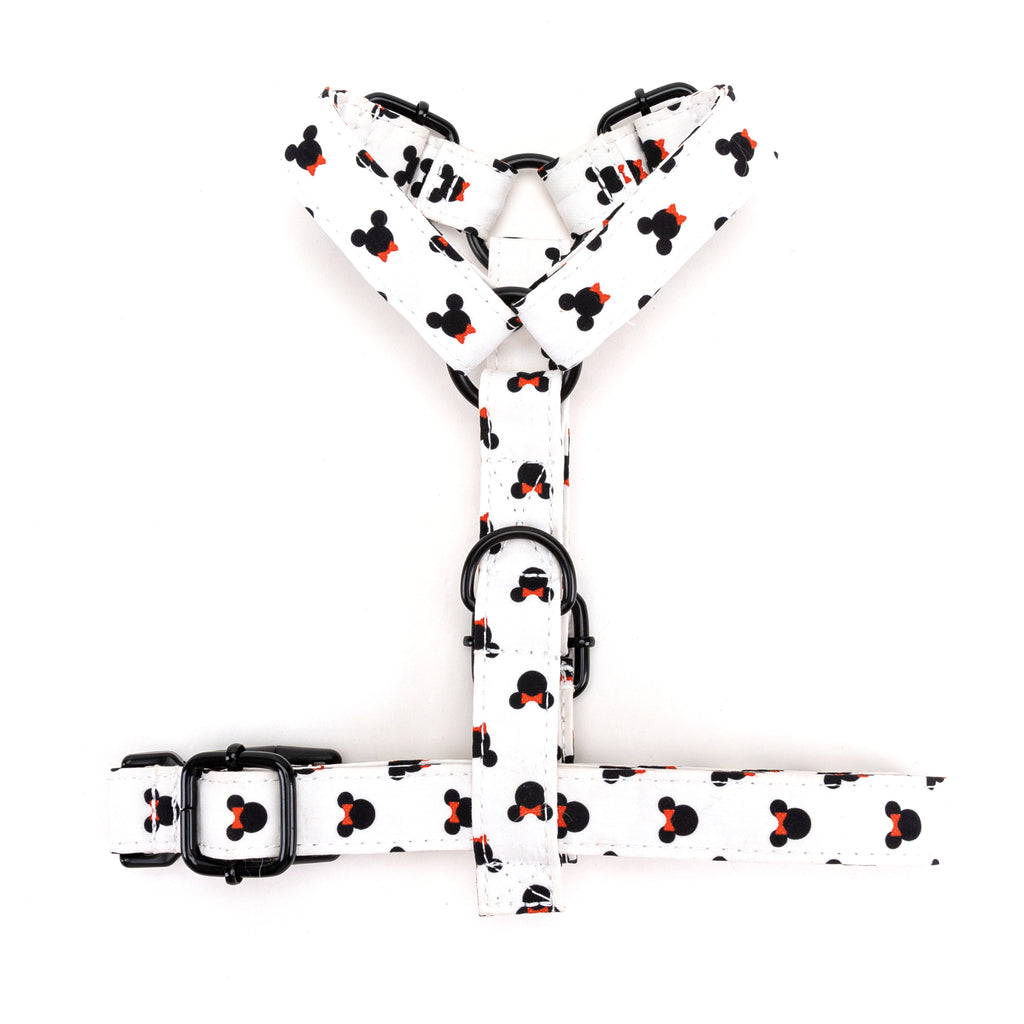 100% Cotton Adjustable No Pull Dog Harness Minnie bottom