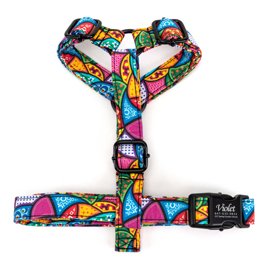 100% Cotton Adjustable No Pull Dog Harness Dream Fantasy TOP