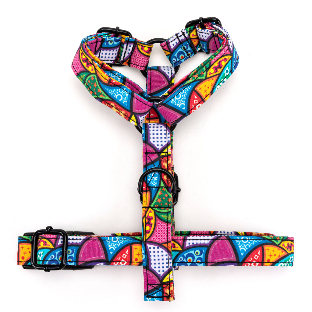 100% Cotton Adjustable No Pull Dog Harness Dream Fantasy BOTTOM